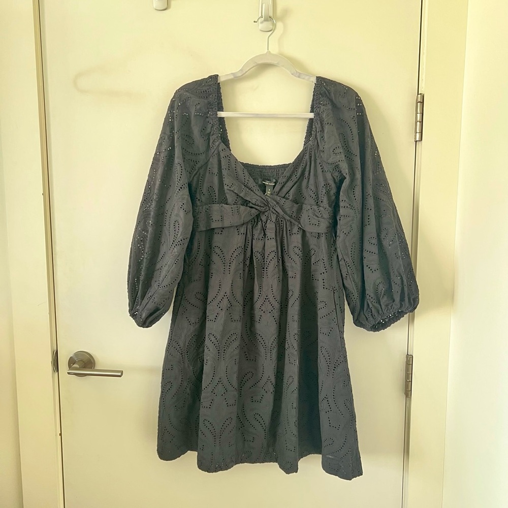 Banana Republic EYELET TWIST MINI DRESS NWT